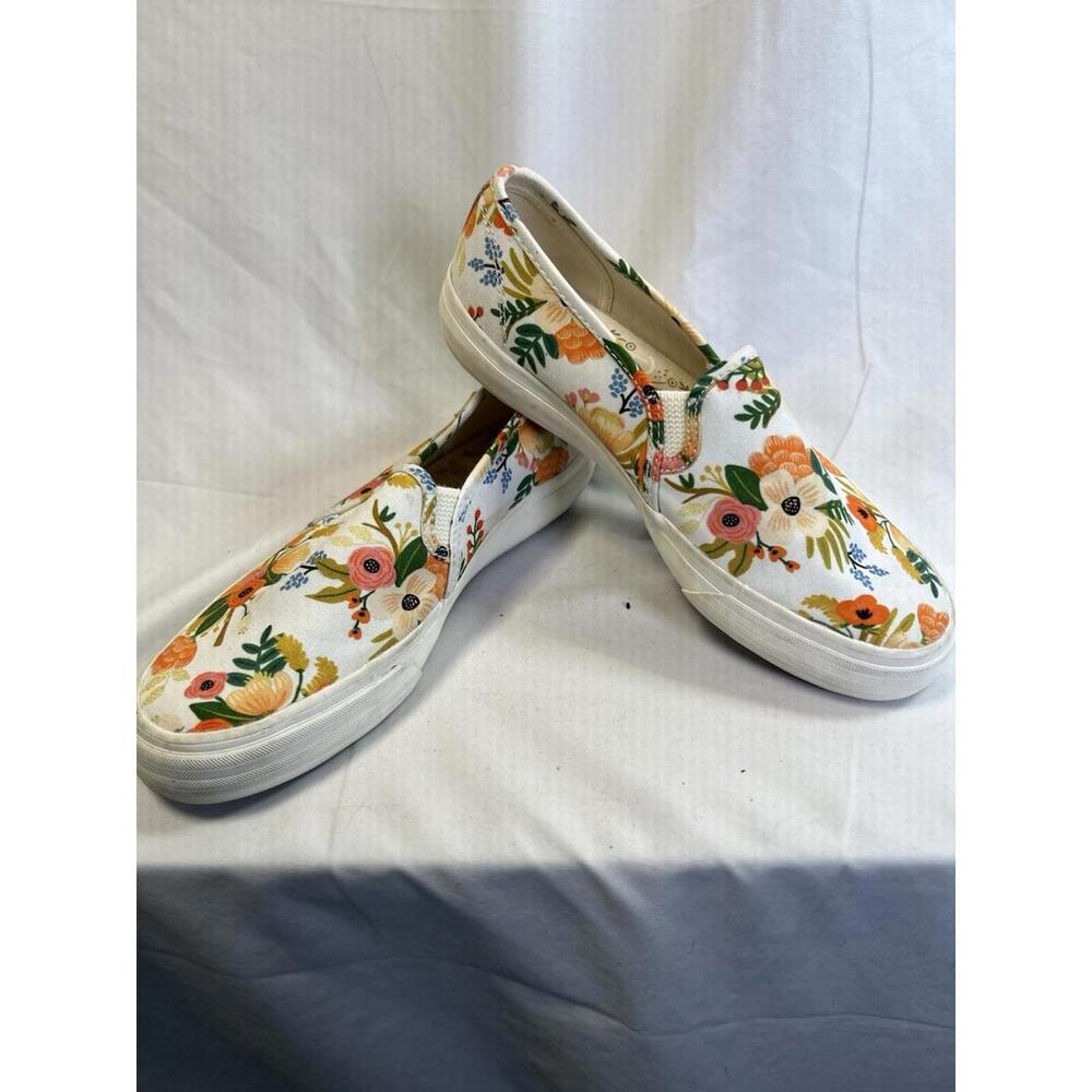 Keds Rifle Paper Company Juliet Slip Ons Size 6 WUC Floral - Picture 6 of 9